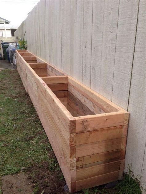 30 Admirable DIY Wood Planter Box Ideas For Your Amazing Garden #gardening #garden #gardendesign ...