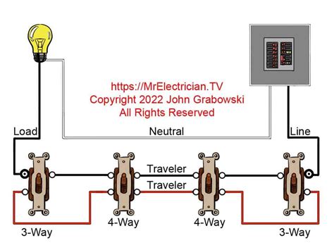 4-way switch diagrams - Wiring Diagram