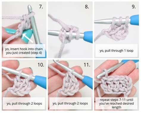 Chainless Foundation Crochet Stitches: Benefits & Step by Step Tutorials (FSC, FHDC, FDC)