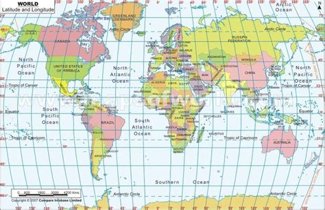 World Map, Challenge A geography | Latitude and longitude map, Map ...