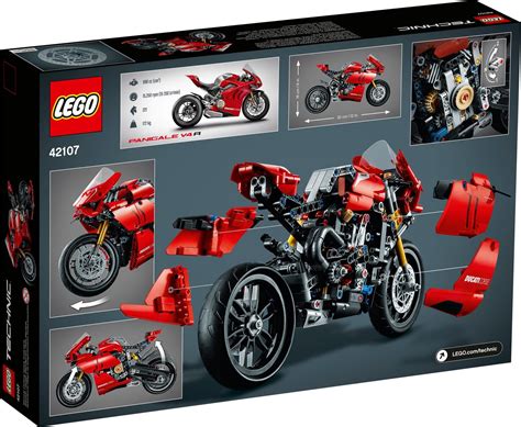 LEGO 42107 Technic Ducati Panigale V4 R - porównaj ceny - promoklocki.pl