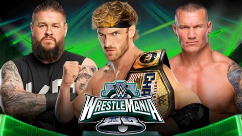 Logan Paul vs Randy Orton vs Kevin Owens United States Championship Full Match WWE WrestleMania ...