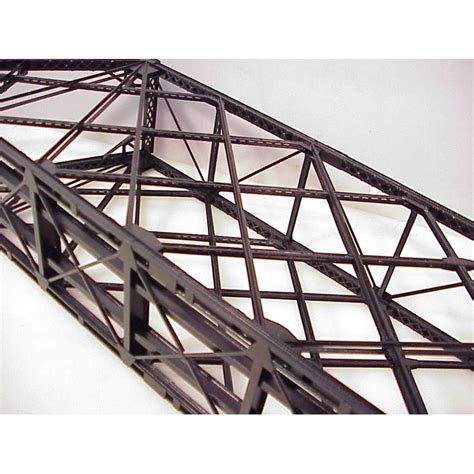 HO SCALE 139' Lattice Through Truss Bridge. Limited Run. Skewed Left