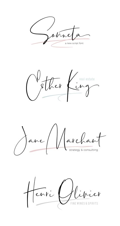 Sonneta Script | Script fonts, Handwritten fonts, Signature fonts