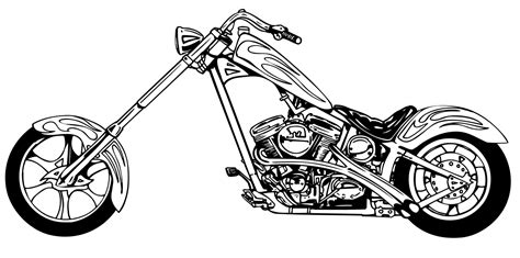 silhouette harley davidson svg - Clip Art Library