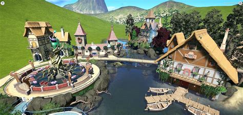 Trying a new fantasy theme park built on water. : PlanetCoaster