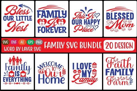 Family SVG Bundle Vol.3 Bundle · Creative Fabrica