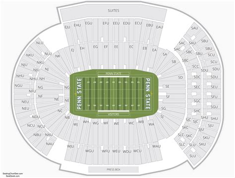 Beaver Stadium Seating Chart Row Numbers | Two Birds Home