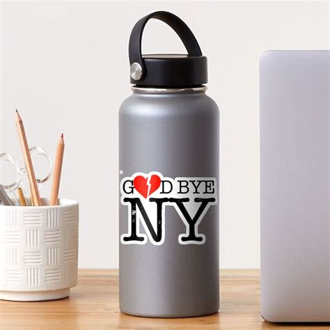 "Goodbye New York" Sticker by We-thePixels | Redbubble