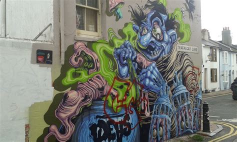 Street Art In Brighton - Cool Graffiti