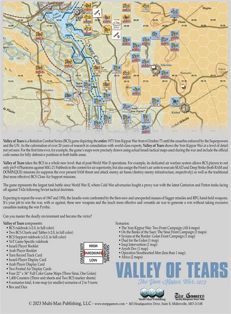 Valley of Tears [BCS-VOT] - $160.00 : Multi-Man Publishing