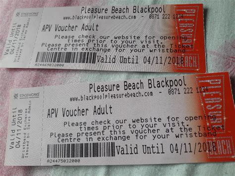 Blackpool pleasure beach tickets x2 in DY2 Dudley for £50.00 for sale ...