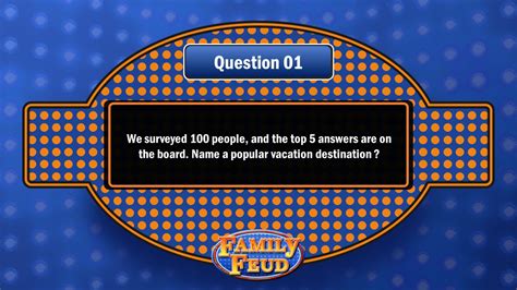 Free Family Feud PowerPoint Template