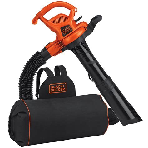 BLACK+DECKER 250 MPH 400 CFM 12 Amp Corded Electric Backpack Leaf ...