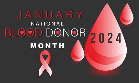 National Blood Donor month. background, banner, card, poster, template ...