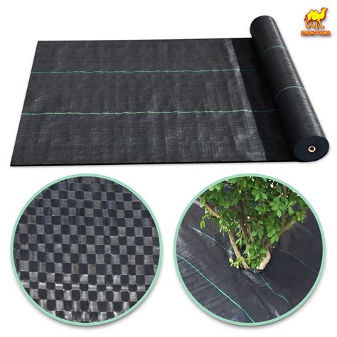 Strong Camel Garden Weed Barrier Landscape Fabric Durable Heavy-Duty Weed Block Gardening Mat (4 ...