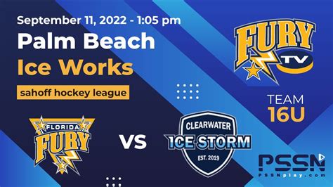 Florida Fury 16U (BLUE) vs Clearwater Ice Storm - YouTube