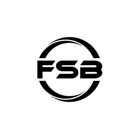 FSB letter logo design in illustration. Vector logo, calligraphy ...