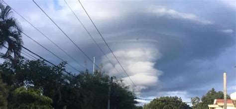 Strangely shaped clouds in Pampanga skies leave residents in awe