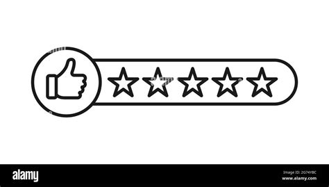 Customer review rating icon vector illustration. 5 star rating icon ...