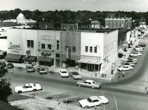 1970's The corner of East Main Street and North Church Street. — at ...