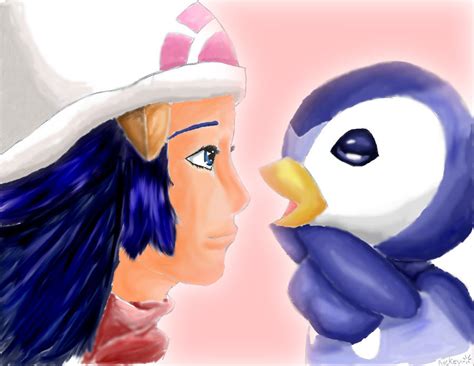 Dawn and Piplup by ApplejackMan on DeviantArt