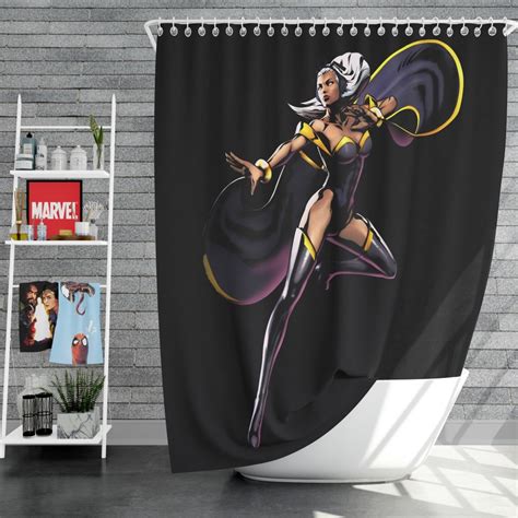 Storm in Morlocks Marvel Comics Shower Curtain | Super Heroes Bedding