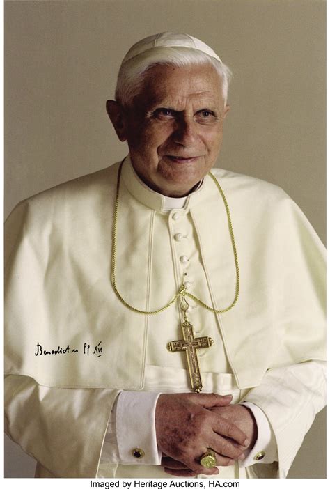 Pope Benedict XVI Signed Photograph, Original 8" x 12"photograph of ...