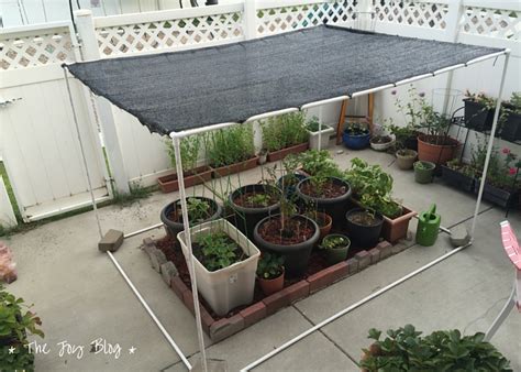 DIY: Freestanding Shade Canopy for Garden | Shade cloth garden, Backyard shade, Shade garden