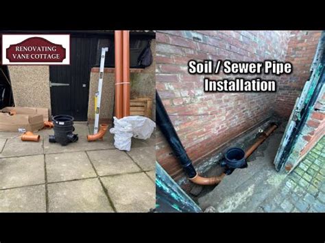 Soil Pipe / Sewer pipe Install #38 - YouTube