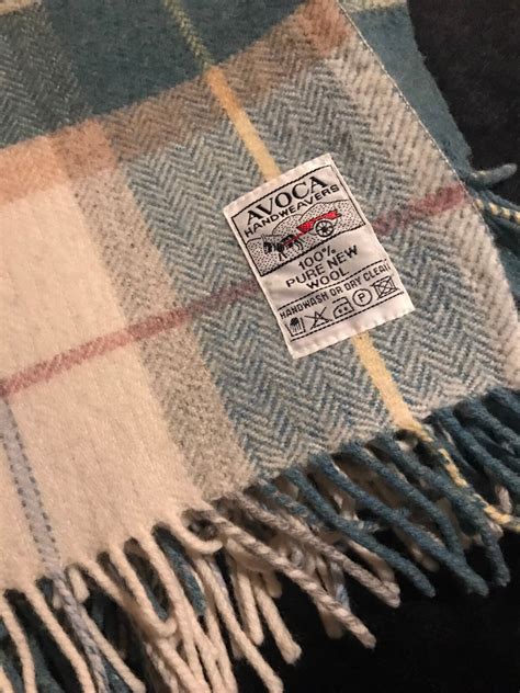 Vintage Avoca Wool Throw. Avoca Handweavers Wool Lap Blanket. Wool Blanket. Wool Throw. Wool Lap ...