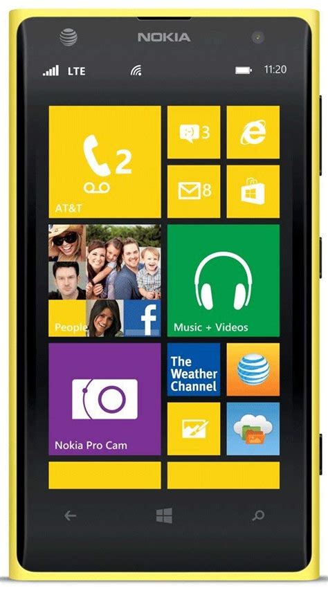 Nokia Lumia 1020, Yellow 32GB (AT&T) - BIG nano - Best Shopping ...