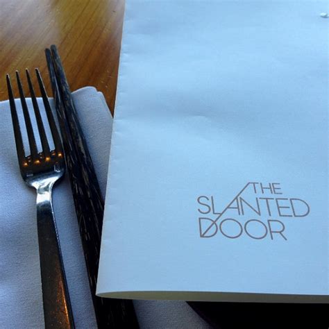 Slanted Door menu 3 - The Culinary Cellar