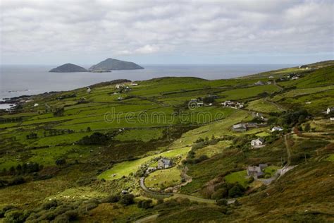 Scariff and Deenish Islands Stock Photo - Image of mountain, seascape ...