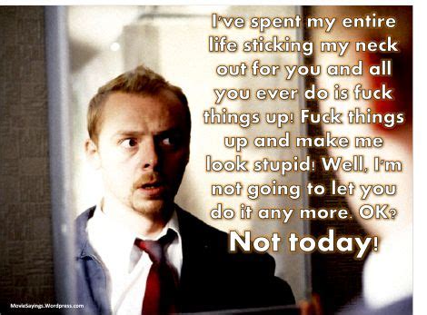 Simon Pegg in "Shaun Of The Dead" (2004) | Movie quotes, Zombie movies ...