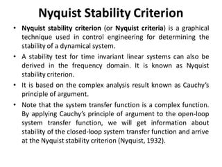 Nyquist Stability Criterion | PPT