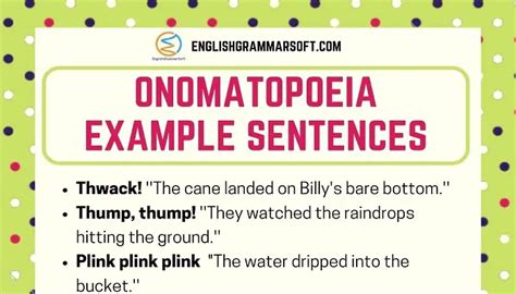 Onomatopoeia Examples