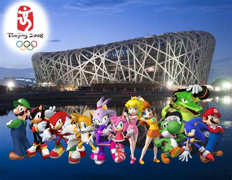 Mario and Sonic Beijing 2008 by Griddler6 on DeviantArt