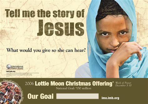 Lottie Moon missions resources available for 2006 offering | Baptist Press