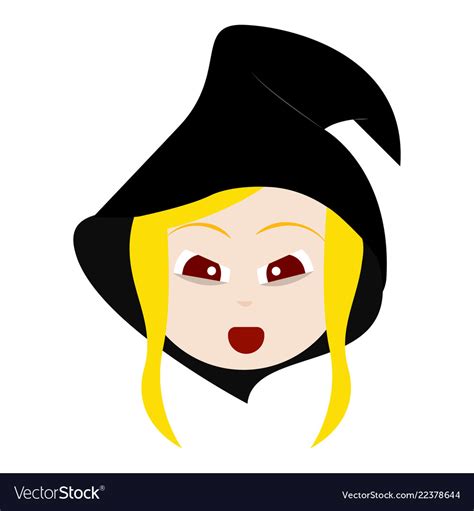 Cartoon halloween mask Royalty Free Vector Image