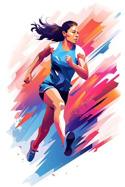 Premium AI Image | Poster Design of Sprint Race Speed and Agility ...