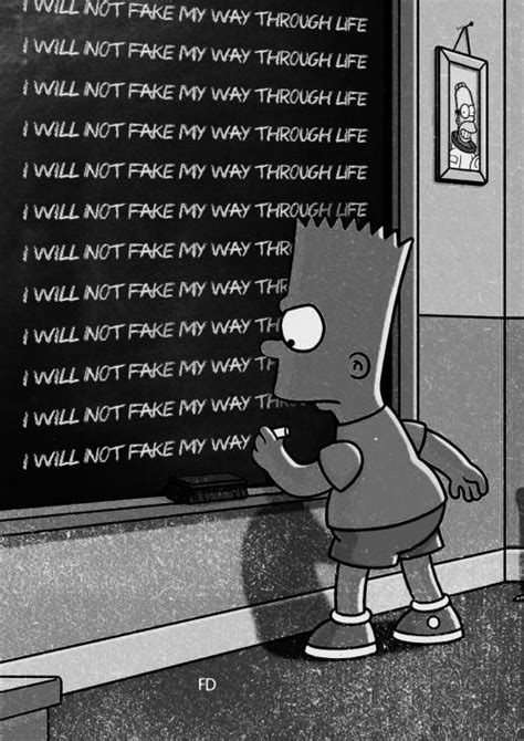 Pin by Elissa on Aesthetic | Simpsons quotes, Bart simpson chalkboard, Bart simpson