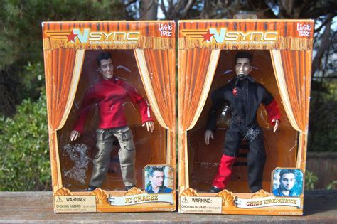 throwback nsync figurine dolls marionette chris kirkpatrick jc