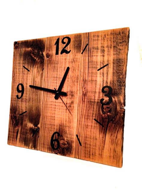 Reclaimed Barn Wood Clock Rustic Barn Wood Wall Clock Wooden | Etsy | Wood clocks, Rustic wall ...