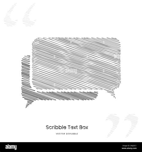 Scribble text box design Stock Vector Image & Art - Alamy