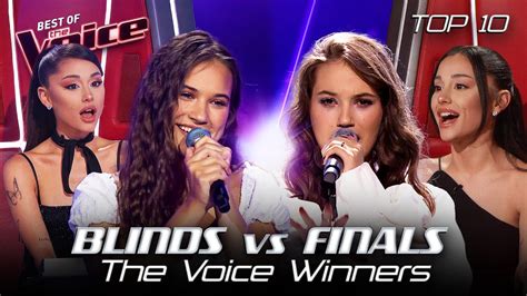 ICONIC The Voice WINNERS' FIRST & LAST: Blind Auditions vs Finals | Top ...