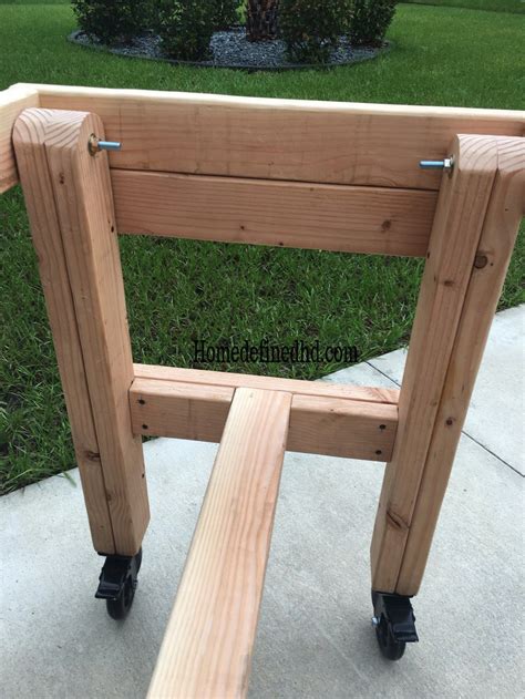 DIY Folding Workbench - Home Defined | Folding workbench, Workbench, Workbench plans diy