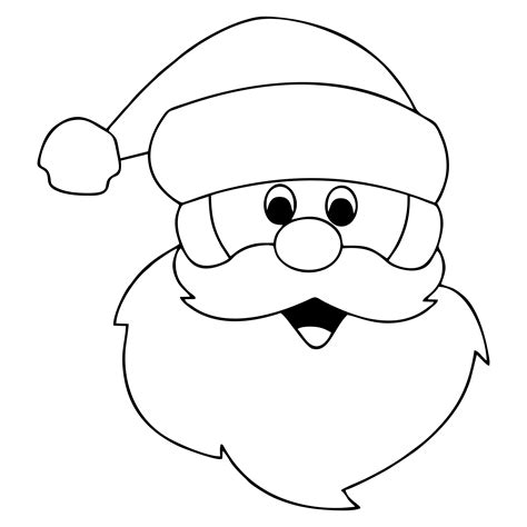 Santa Claus Template Craft - 10 Free PDF Printables | Printablee