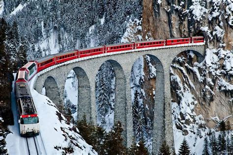 The Glacier Express is an express train connecting railway stations of ...