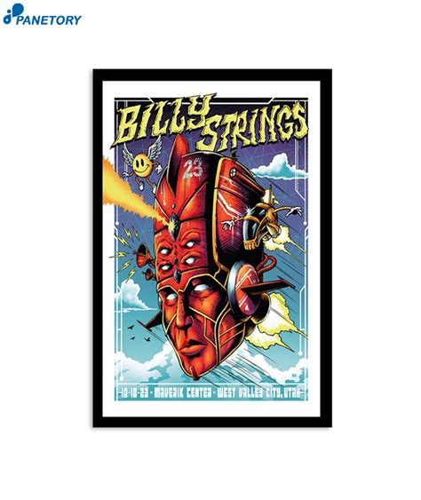 Billy Strings Tour Maverik Center October 10 2023 Poster 2023